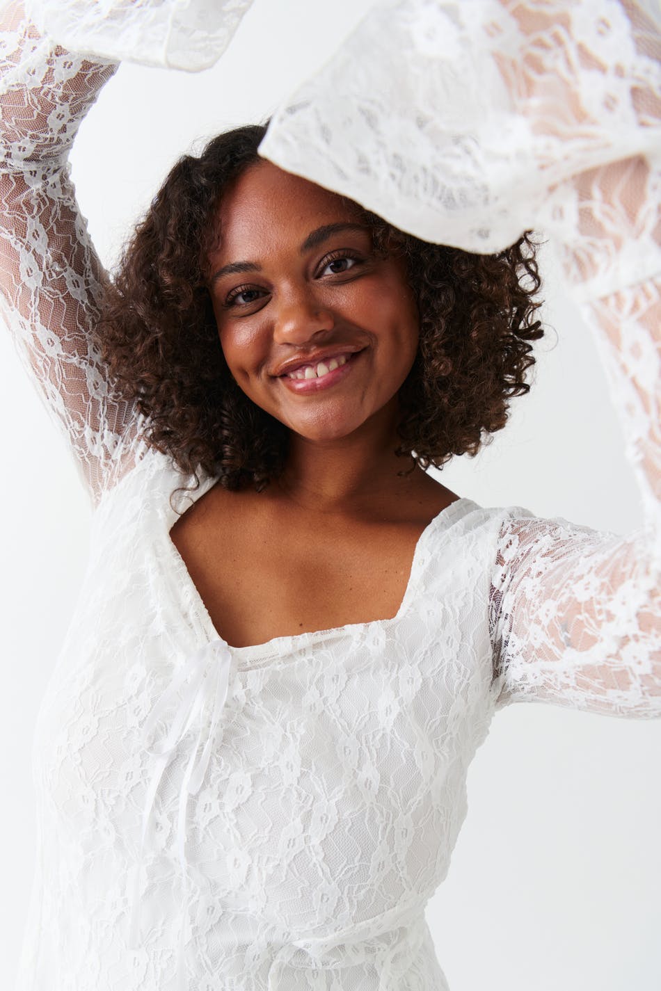 Lace dress - Blanc cassé