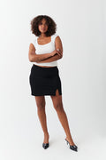 A line skirt - Noir