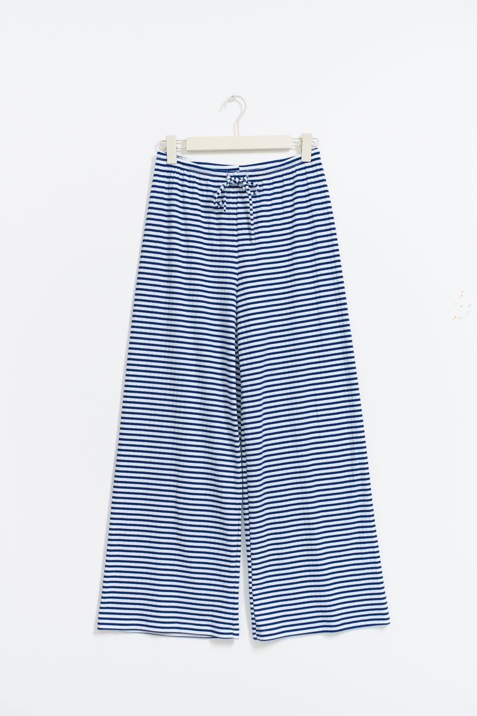 Striped soft trousers - White/red