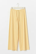 Striped soft trousers - Burgundy/white