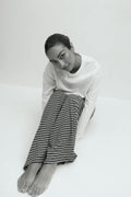 Striped soft trousers - Jaune