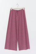 Striped soft trousers - Multi blue