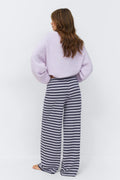 Striped soft trousers - Jaune