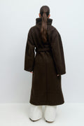 Soft boucle long coat - Java