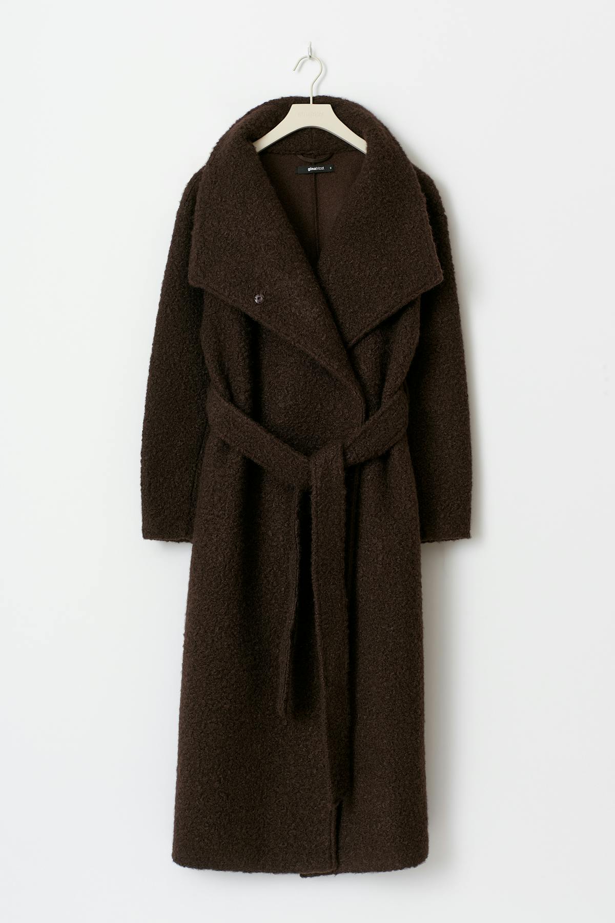 Soft boucle long coat - Java