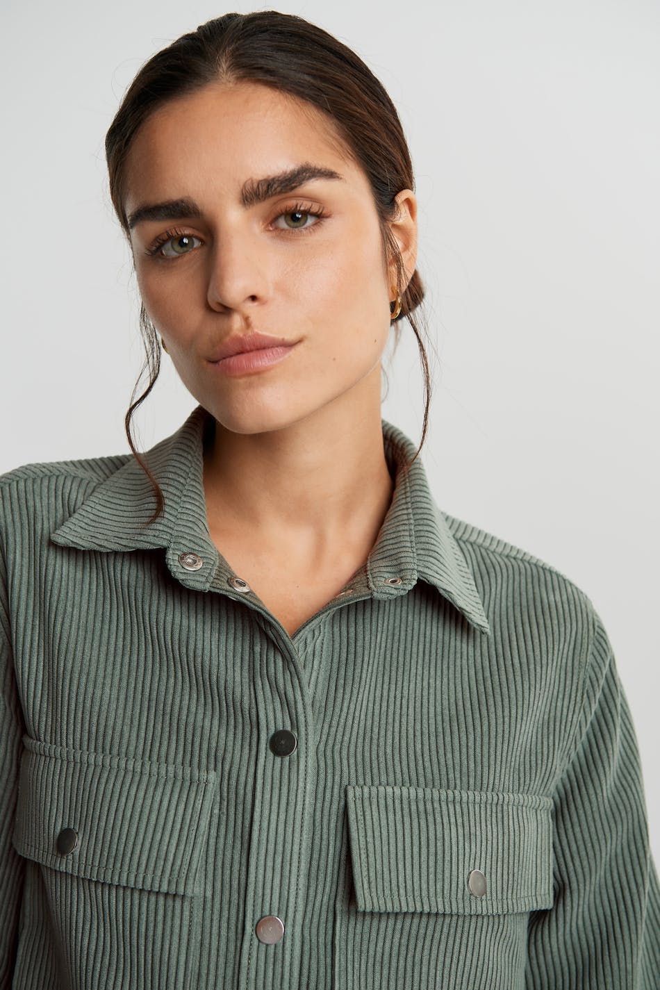 Cory corduroy shirt - Laurel wreath