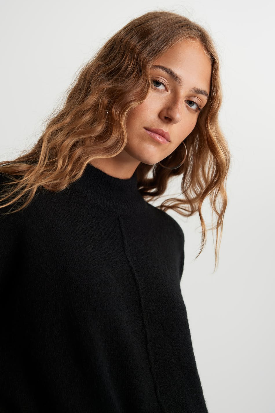 knitted sweater - Noir