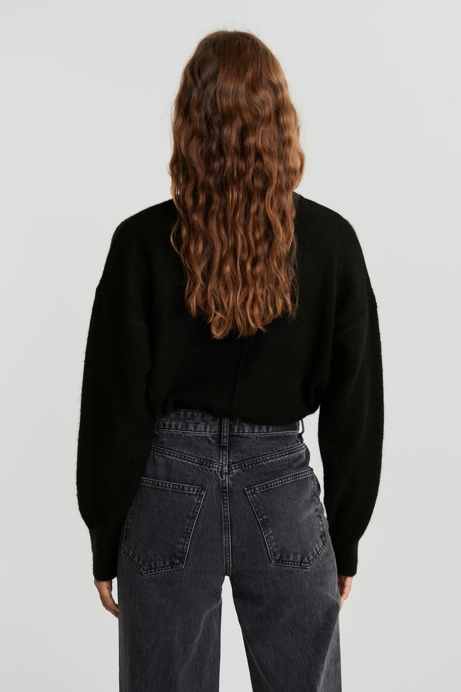 knitted sweater - Noir